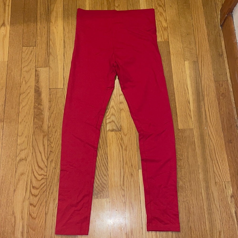 Forever 21 Red Leggings